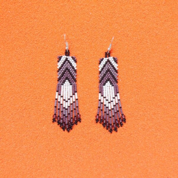 Huichol Long Fringe Earrings