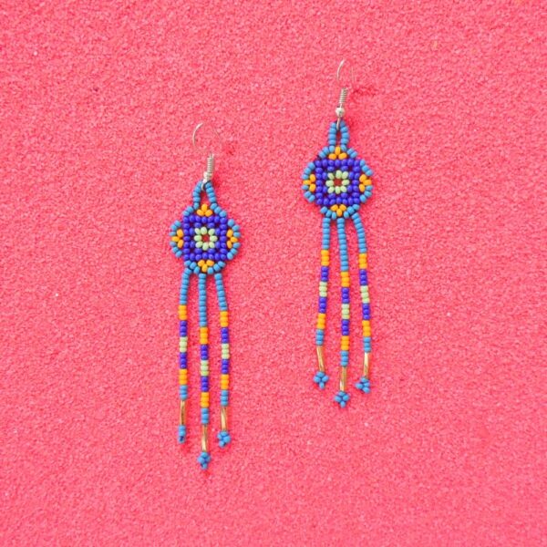 Huichol Dainty Beaded Earrings