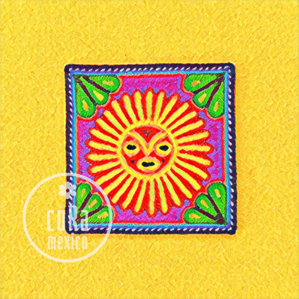 Huichol Art Printable The Sun