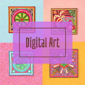 Huichol Digital Prints