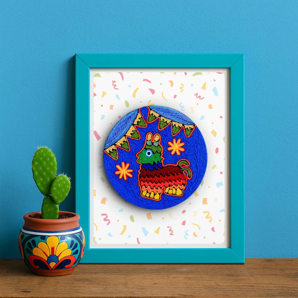 6" Yarn Painting Piñata - Image 4