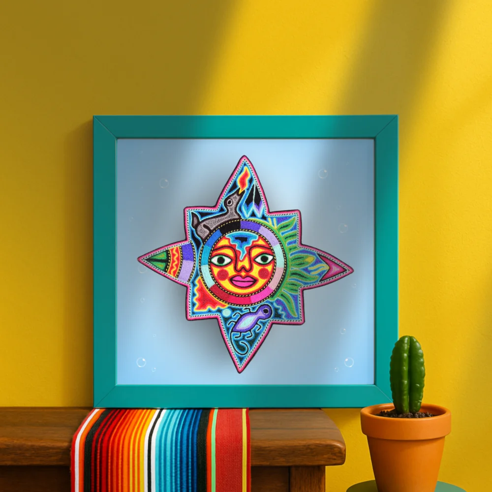 Yarn Painting Sun - Image 7